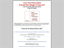 Tablet Screenshot of curescancer.info